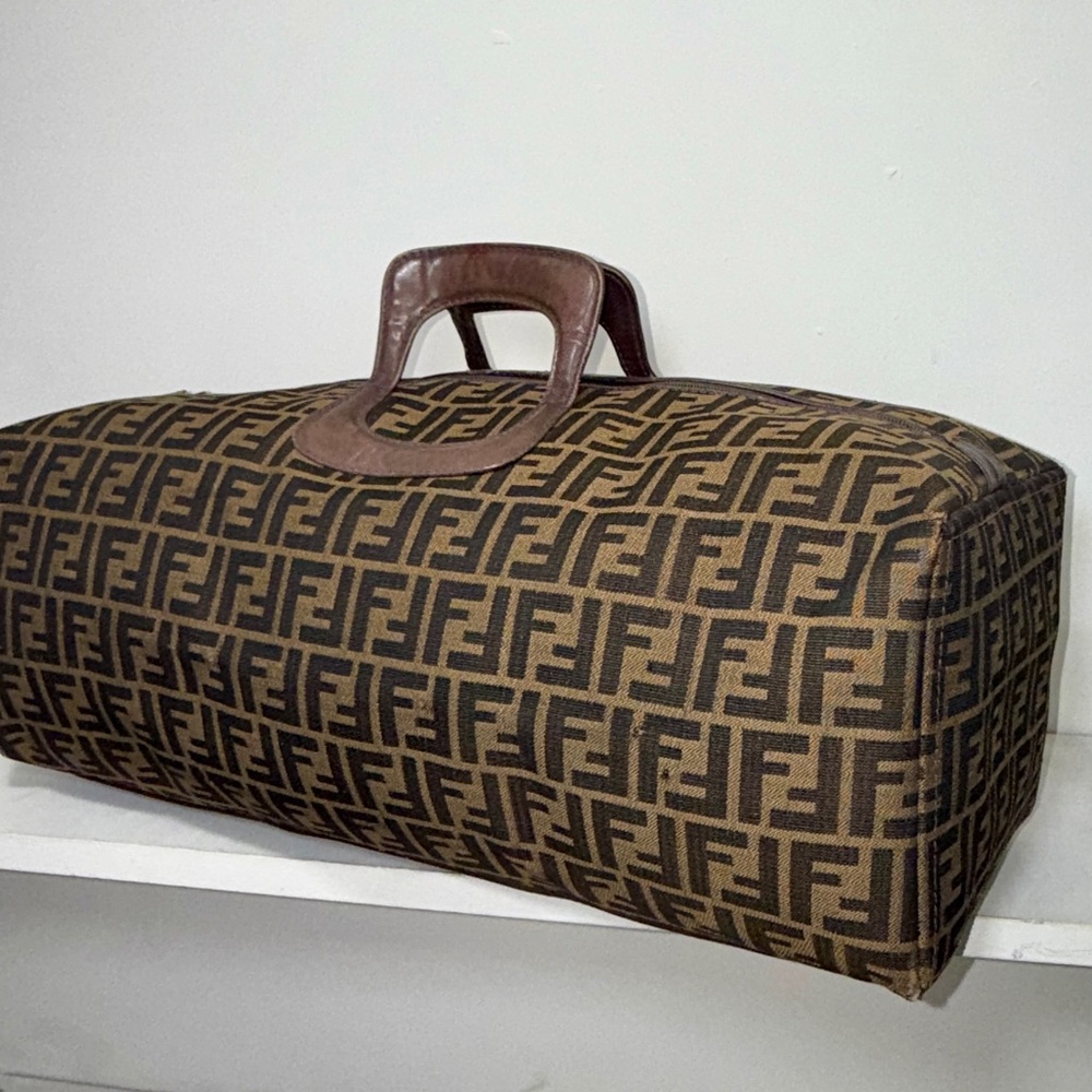 Rare Auth FENDI Travel/weekender Bag with COA - Picture 6 of 14